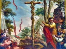 Scharenstetten: Moses mit Eherner Schlange