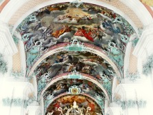 Stiftskirche St. Gallen: Deckenfresken des Chorraums